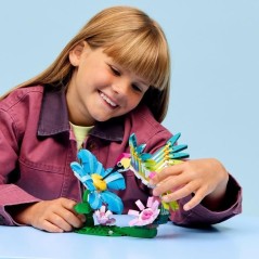 LEGO Creator 3-en-1 31384 Animaux Sauvages : le Colibri Coloré - Jeu