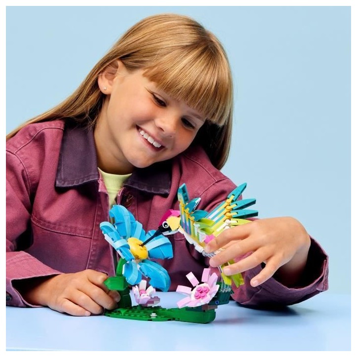 LEGO Creator 3-en-1 31384 Animaux Sauvages : le Colibri Coloré - Jeu de Construction 8 ans LEGO Creator 3-en-1 31384 Animaux Sauvages : le Colibri Coloré - Jeu de Construction 8 ans