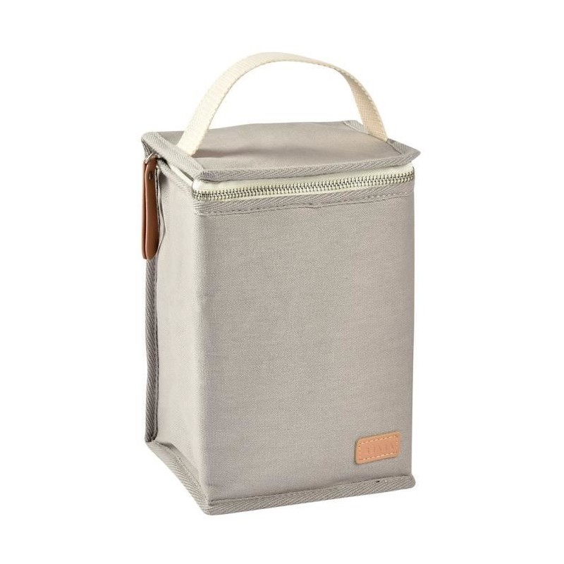 BEABA, Pochette repas bébé, isotherme, gris perle BEABA, Pochette repas bébé, isotherme, gris perle