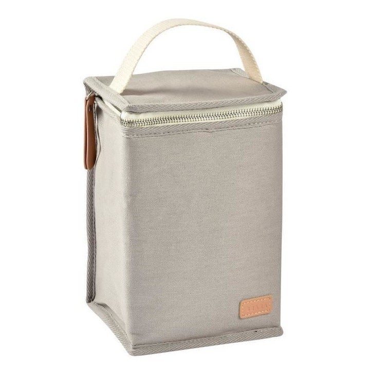 BEABA, Pochette repas bébé, isotherme, gris perle