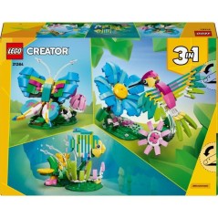 LEGO Creator 3-en-1 31384 Animaux Sauvages : le Colibri Coloré - Jeu
