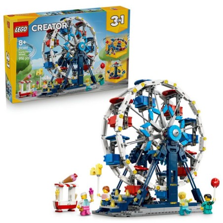 LEGO Creator 3-en-1 31389 La Grande Roue Légendaire - Jeu 8 ans - Dé