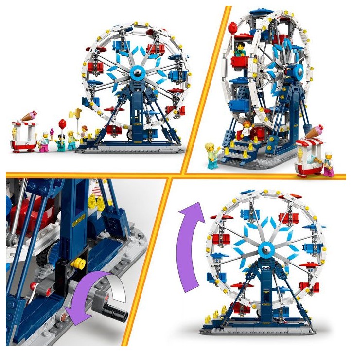 LEGO Creator 3-en-1 31389 La Grande Roue Légendaire - Jeu 8 ans - Décoration de Chambre LEGO Creator 3-en-1 31389 La Grande Roue Légendaire - Jeu 8 ans - Décoration de Chambre