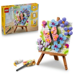 LEGO Creator 3-en-1 31390 Tableau Floral - Jeu de Construction des 8 a