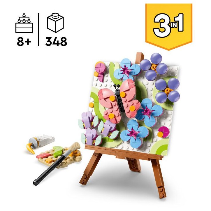 LEGO Creator 3-en-1 31390 Tableau Floral - Jeu de Construction des 8 ans - Décoration DIY LEGO Creator 3-en-1 31390 Tableau Floral - Jeu de Construction des 8 ans - Décoration DIY