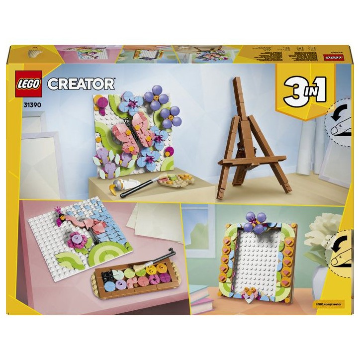 LEGO Creator 3-en-1 31390 Tableau Floral - Jeu de Construction des 8 ans - Décoration DIY LEGO Creator 3-en-1 31390 Tableau Floral - Jeu de Construction des 8 ans - Décoration DIY
