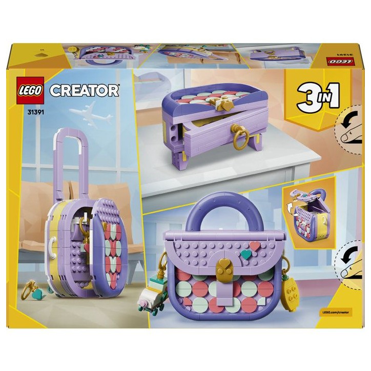 LEGO Creator 3-en-1 31391 Sac Fashion avec Rangement - Jouet de Construction des 8 ans LEGO Creator 3-en-1 31391 Sac Fashion avec Rangement - Jouet de Construction des 8 ans