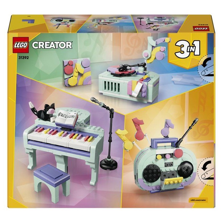 LEGO Creator 3-en-1 31392 Décoration Musicale : Piano et Chat - Jouet des 9 ans - Cadeau LEGO Creator 3-en-1 31392 Décoration Musicale : Piano et Chat - Jouet des 9 ans - Cadeau