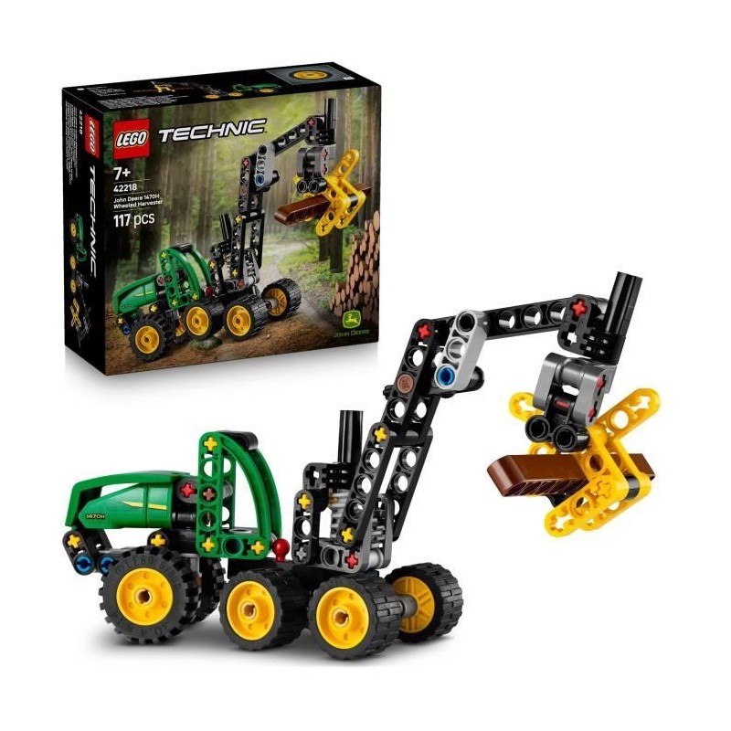 LEGO Technic 42218 L'Abatteuse John Deere 1470H - Jouet de Constructio