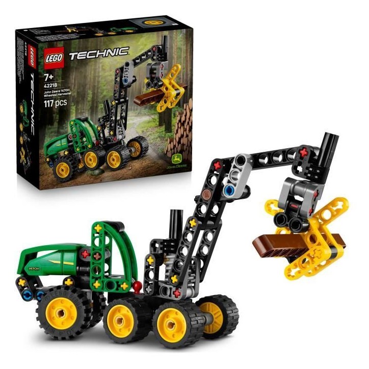 LEGO Technic 42218 L'Abatteuse John Deere 1470H - Jouet de Construction des 7 ans - Cadeau LEGO Technic 42218 L'Abatteuse John Deere 1470H - Jouet de Construction des 7 ans - Cadeau
