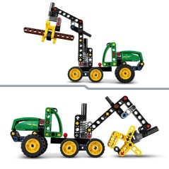LEGO Technic 42218 L'Abatteuse John Deere 1470H - Jouet de Constructio