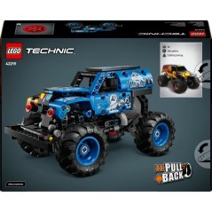 LEGO Technic 42219 Monster Jam Grave Digger - Feu et Glace - Jeu de Co