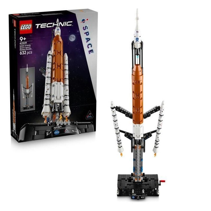 LEGO Technic 42221 La Fusée SLS NASA Artemis - Jeu Interactif STEM des 9 ans - Idée Cadeau - Set de construction LEGO Technic 42221 La Fusée SLS NASA Artemis - Jeu Interactif STEM des 9 ans - Idée Cadeau - Set de construction