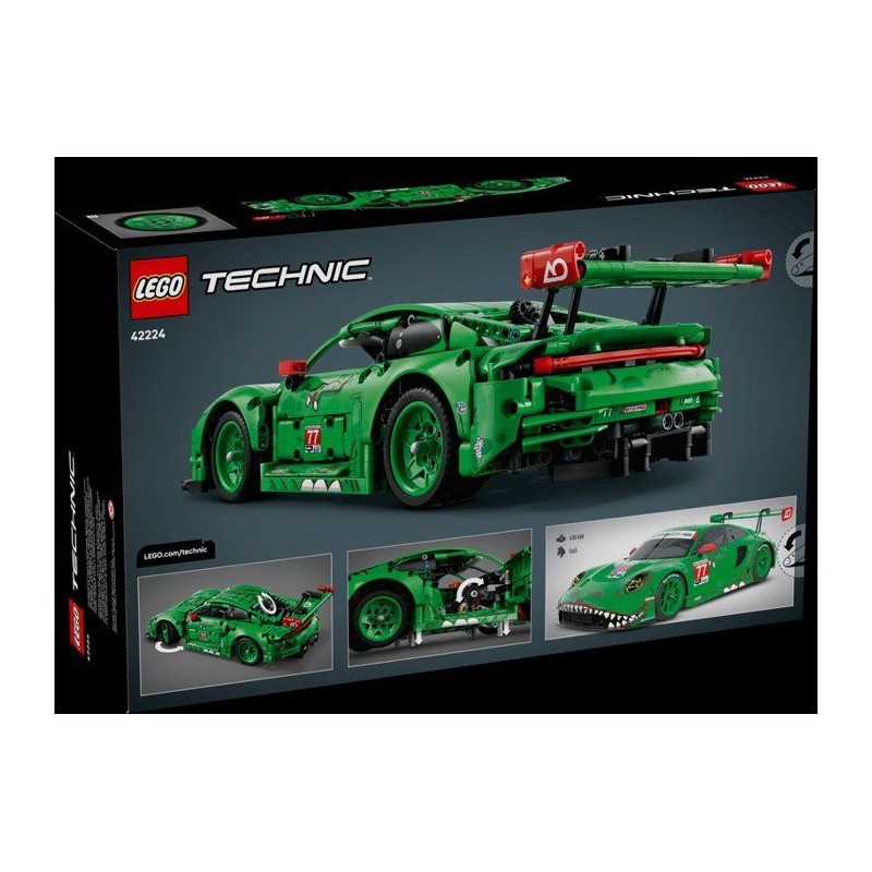 LEGO Technic 42224 Voiture Porsche 911 GT3 R REXY AO Racing - Jouet de
