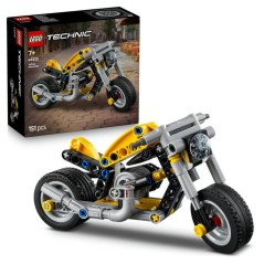 LEGO Technic 42225 Moto Jaune - Jouet de Construction 7 ans - Idée Ca