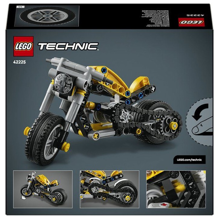 LEGO Technic 42225 Moto Jaune - Jouet de Construction 7 ans - Idée Cadeau Garçon ou Fille LEGO Technic 42225 Moto Jaune - Jouet de Construction 7 ans - Idée Cadeau Garçon ou Fille