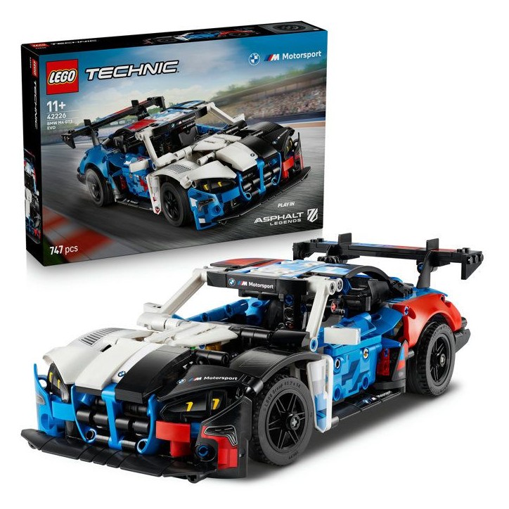 LEGO Technic 42226 Voiture de Course BMW M4 GT3 EVO - Jeu de Construction 11 ans - Cadeau LEGO Technic 42226 Voiture de Course BMW M4 GT3 EVO - Jeu de Construction 11 ans - Cadeau