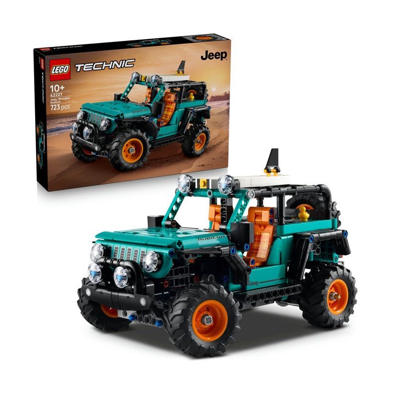 LEGO Technic 42227 SUV Jeep Wrangler Rubicon - Jouet de Construction d