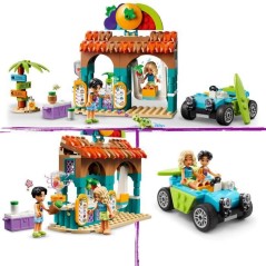 LEGO Friends 42625 Le bar a smoothies de la plage - Set boissons pour