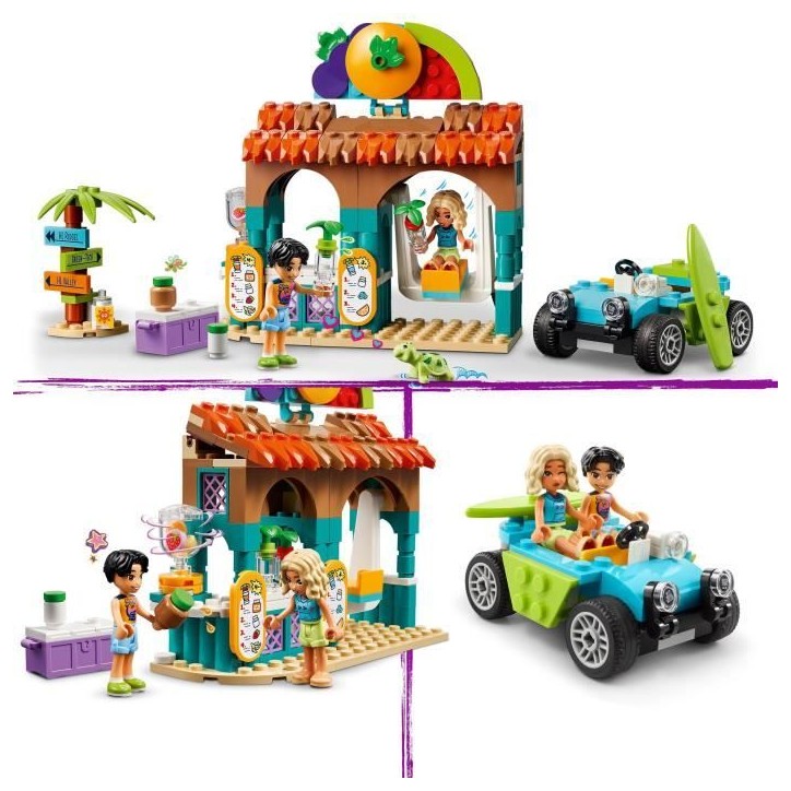 LEGO Friends 42625 Le bar a smoothies de la plage - Set boissons pour filles et garçons LEGO Friends 42625 Le bar a smoothies de la plage - Set boissons pour filles et garçons