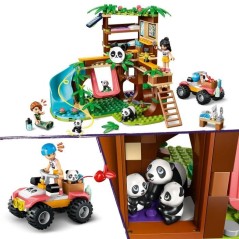 LEGO Friends 42648 Le Sanctuaire des Pandas - Jeu de Construction des