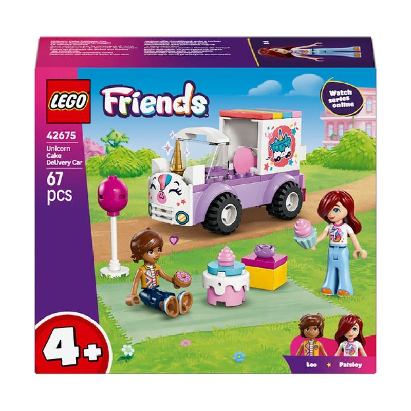 LEGO Friends 42675 La Voiture Licorne - Jouet des 4 ans - Motricité F