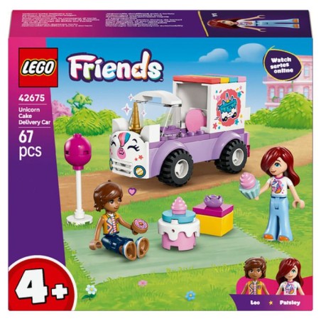 LEGO Friends 42675 La Voiture Licorne - Jouet des 4 ans - Motricité F