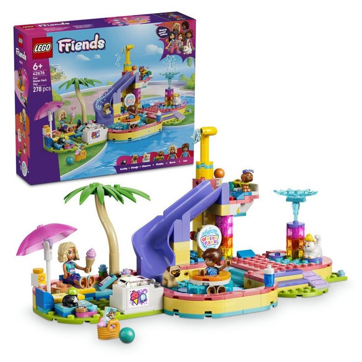 LEGO Friends 42676 Une Fabuleuse Journée au Parc Aquatique - Jouet Miniature 6 ans - Déco LEGO Friends 42676 Une Fabuleuse Journée au Parc Aquatique - Jouet Miniature 6 ans - Déco