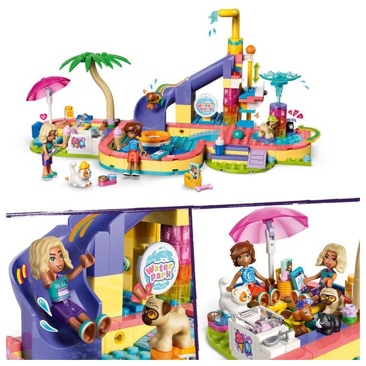 LEGO Friends 42676 Une Fabuleuse Journée au Parc Aquatique - Jouet Miniature 6 ans - Déco LEGO Friends 42676 Une Fabuleuse Journée au Parc Aquatique - Jouet Miniature 6 ans - Déco