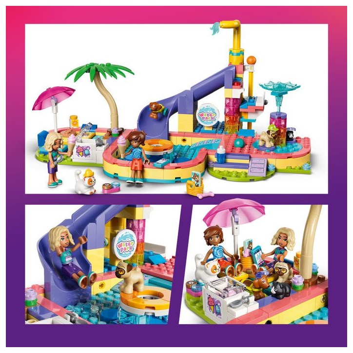 LEGO Friends 42676 Une Fabuleuse Journée au Parc Aquatique - Jouet Miniature 6 ans - Déco LEGO Friends 42676 Une Fabuleuse Journée au Parc Aquatique - Jouet Miniature 6 ans - Déco