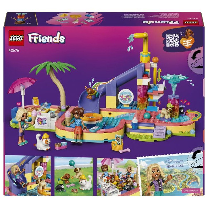 LEGO Friends 42676 Une Fabuleuse Journée au Parc Aquatique - Jouet Miniature 6 ans - Déco LEGO Friends 42676 Une Fabuleuse Journée au Parc Aquatique - Jouet Miniature 6 ans - Déco