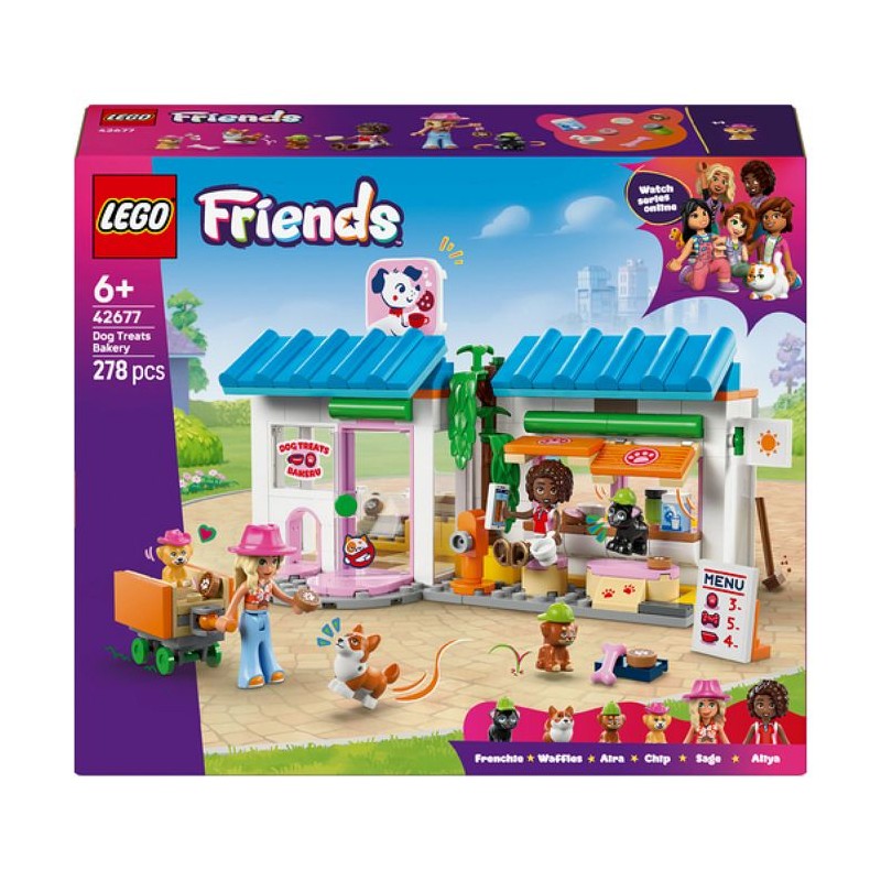 LEGO Friends 42677 La Boutique de Friandises pour Chiens - Jeu de Cons