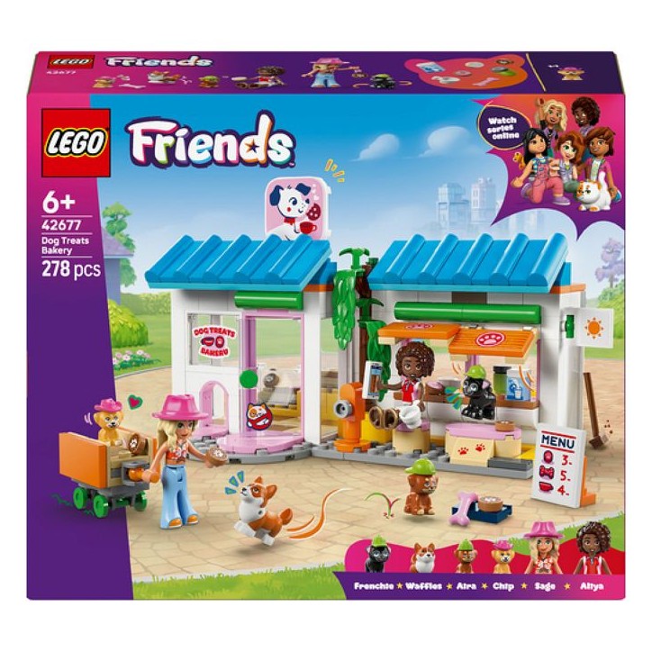 LEGO Friends 42677 La Boutique de Friandises pour Chiens - Jeu de Construction des 6 ans