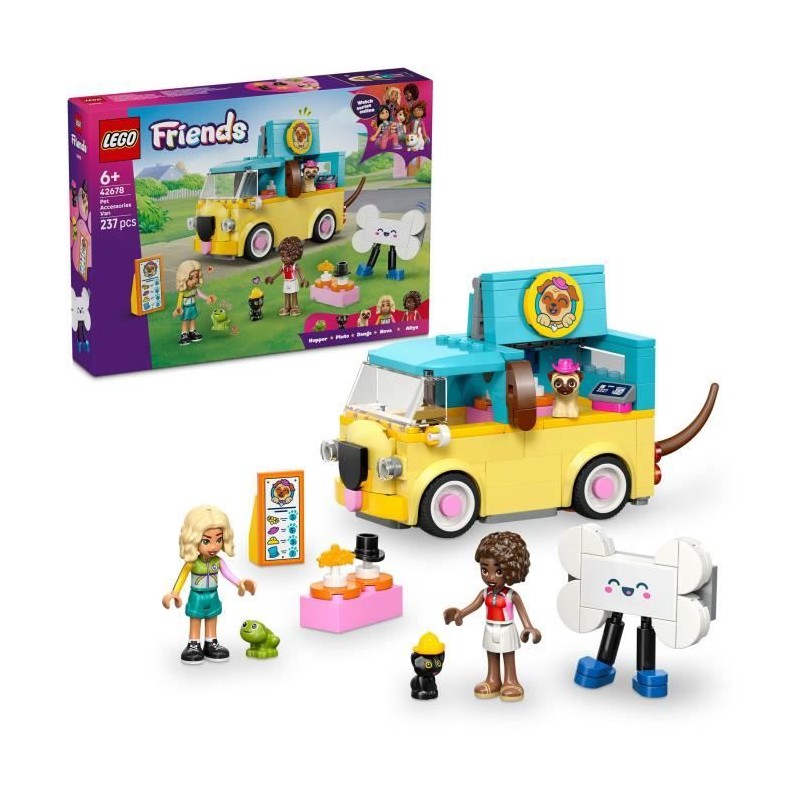 LEGO Friends 42678 Le Van d'Accessoires pour Animaux - Jouet de Constr