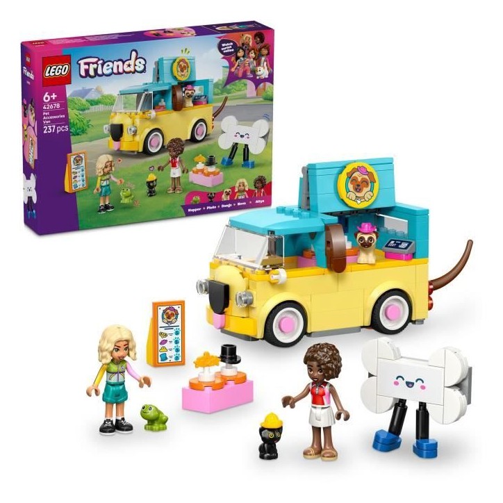 LEGO Friends 42678 Le Van d'Accessoires pour Animaux - Jouet de Construction des 6 ans LEGO Friends 42678 Le Van d'Accessoires pour Animaux - Jouet de Construction des 6 ans