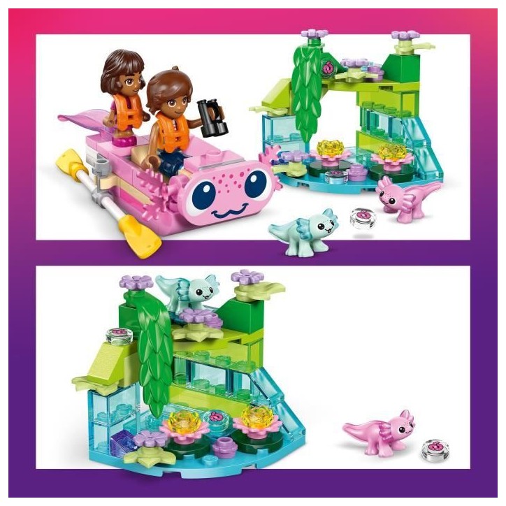 LEGO Friends 42681 Le Bateau d'Aventures Axolotl - Jeu de Construction 5 ans - Figurines LEGO Friends 42681 Le Bateau d'Aventures Axolotl - Jeu de Construction 5 ans - Figurines