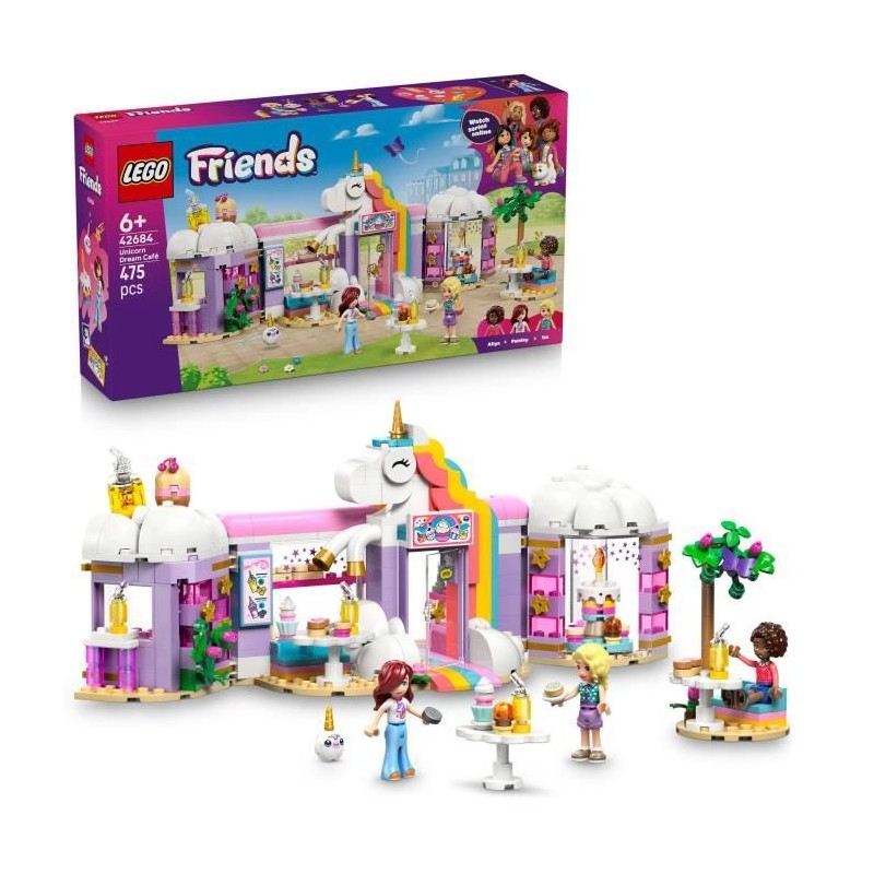 LEGO Friends 42684 Le Café Licorne - Jeu de Construction pour Fille o