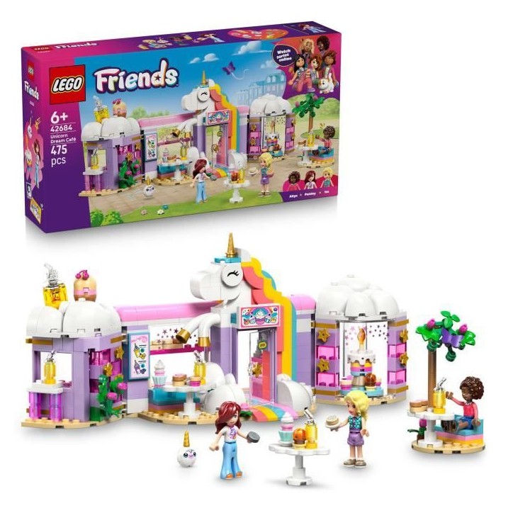 LEGO Friends 42684 Le Café Licorne - Jeu de Construction pour Fille ou Garçon des 6 ans LEGO Friends 42684 Le Café Licorne - Jeu de Construction pour Fille ou Garçon des 6 ans