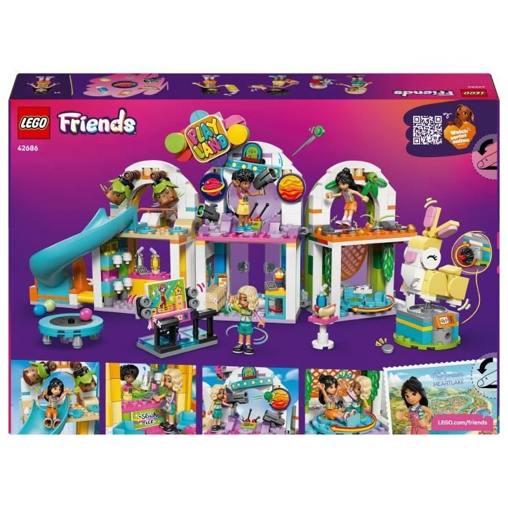 LEGO Friends 42686 L'Aire de Jeux d'Intérieur - Jouet de Construction des 7 ans - Cadeau LEGO Friends 42686 L'Aire de Jeux d'Intérieur - Jouet de Construction des 7 ans - Cadeau