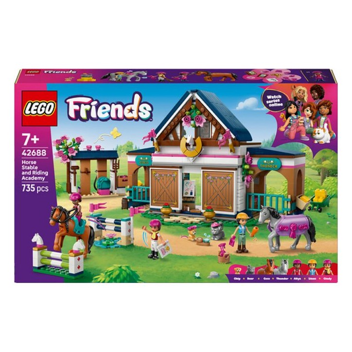 LEGO Friends 42688 L'Écurie et l'École d'Équitation - Jouet de Construction des 7 ans LEGO Friends 42688 L'Écurie et l'École d'Équitation - Jouet de Construction des 7 ans