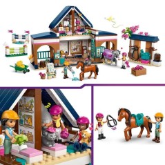 LEGO Friends 42688 L'Écurie et l'École d'Équitation - Jouet de Cons