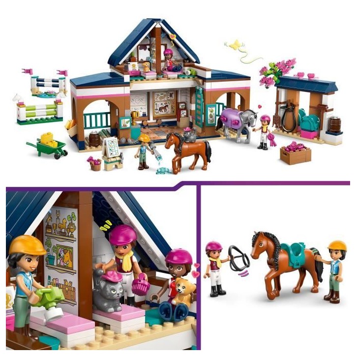 LEGO Friends 42688 L'Écurie et l'École d'Équitation - Jouet de Construction des 7 ans LEGO Friends 42688 L'Écurie et l'École d'Équitation - Jouet de Construction des 7 ans