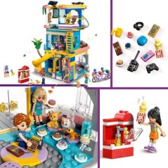 LEGO Friends 42689 Le Club-House de Heartlake City - Jeu de Constructi