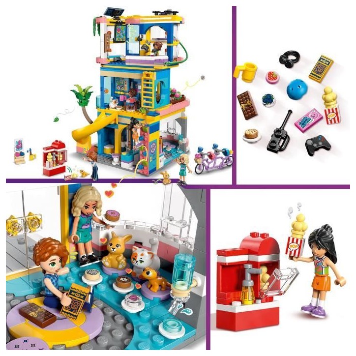 LEGO Friends 42689 Le Club-House de Heartlake City - Jeu de Construction 8 ans - Cadeau LEGO Friends 42689 Le Club-House de Heartlake City - Jeu de Construction 8 ans - Cadeau