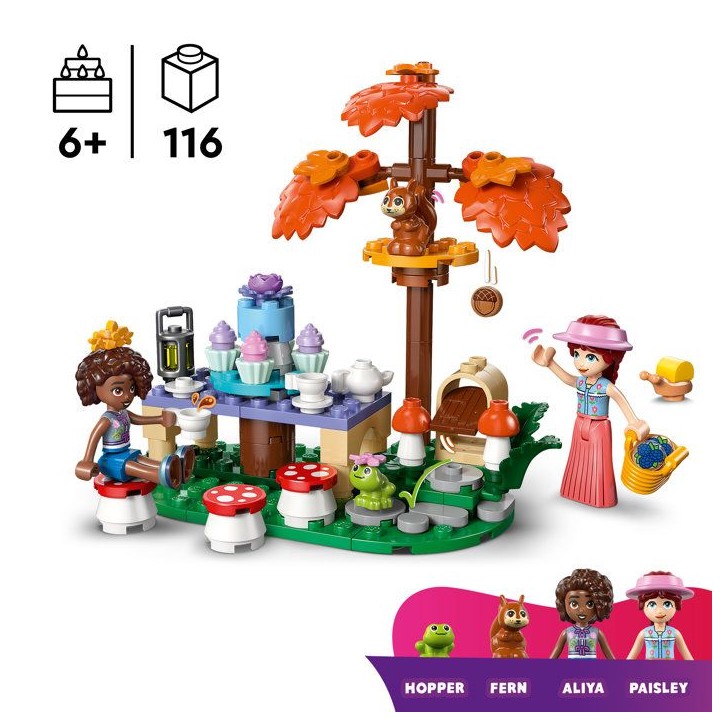 LEGO Friends 42690 Le Goûter dans la Foret - Jeu de Rôle des 6 ans pour Fille ou Garçon