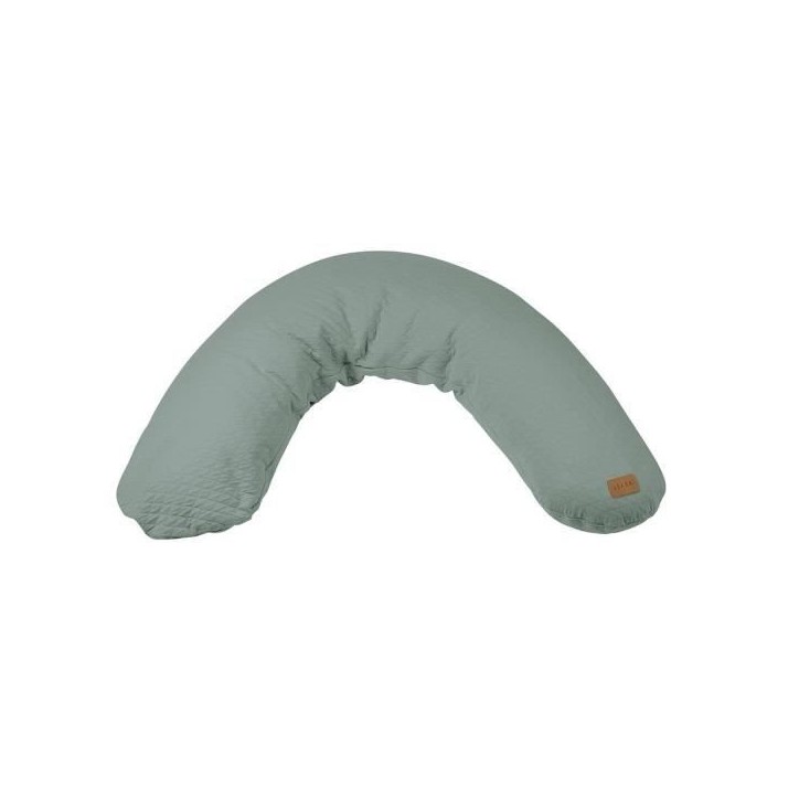 BÉABA - Big Flopsy™ - Coussin de grossesse et d'allaitement - Fleur de coton - 180 cm - Vert Sauge BÉABA - Big Flopsy™ - Coussin de grossesse et d'allaitement - Fleur de coton - 180 cm - Vert Sauge