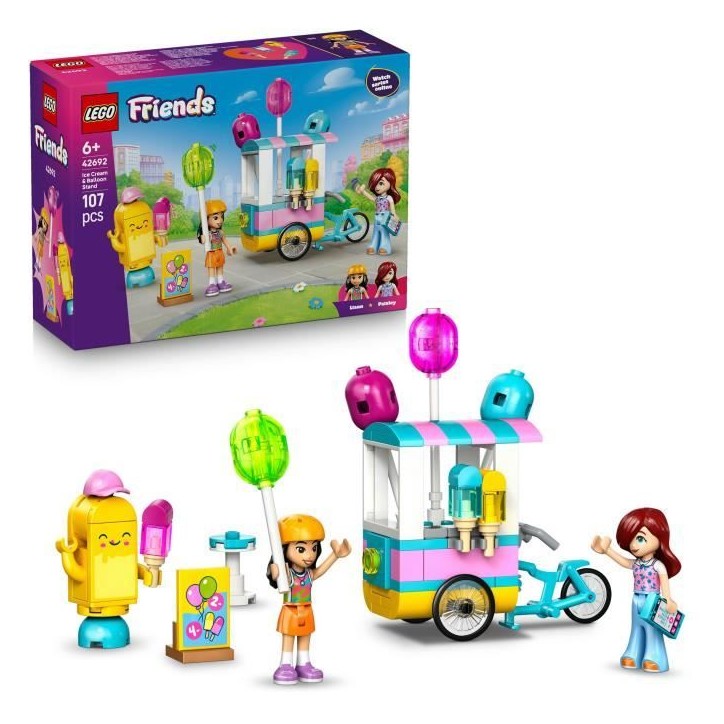 LEGO Friends 42692 Le Stand de Glaces et de Ballons - Jouet de Construction des 6 ans LEGO Friends 42692 Le Stand de Glaces et de Ballons - Jouet de Construction des 6 ans