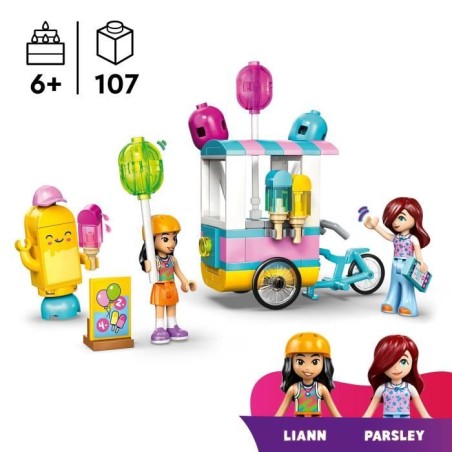 LEGO Friends 42692 Le Stand de Glaces et de Ballons - Jouet de Construction des 6 ans