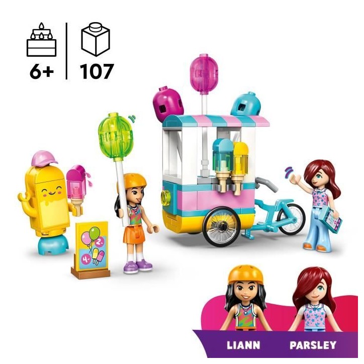 LEGO Friends 42692 Le Stand de Glaces et de Ballons - Jouet de Construction des 6 ans LEGO Friends 42692 Le Stand de Glaces et de Ballons - Jouet de Construction des 6 ans