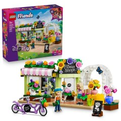 LEGO Friends 42693 Le Fleuriste - Jouet Miniature - Fleurs Artificiell